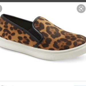 Cheetah slip ons